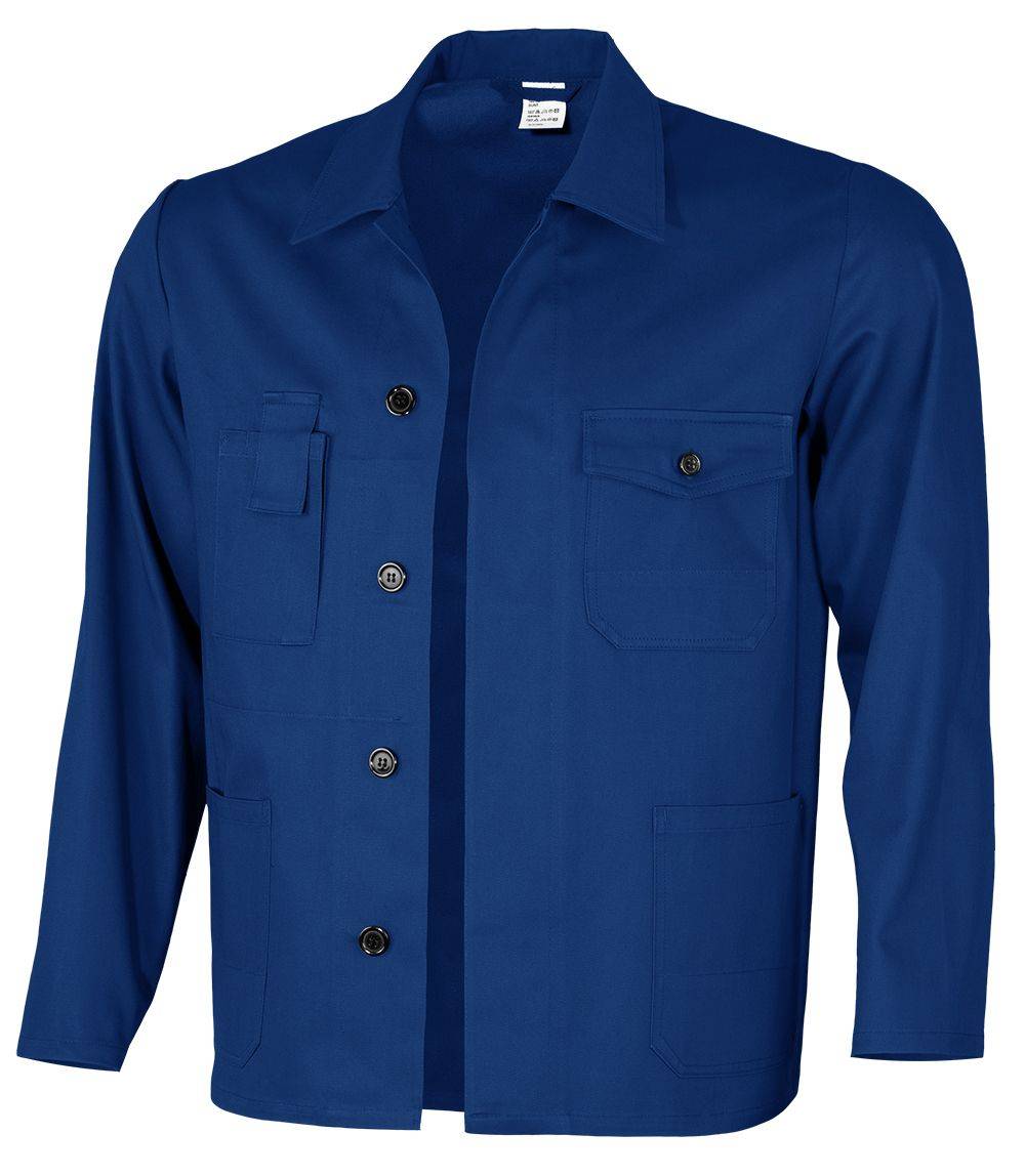 QUALITEX HIGH QUALITY WORKWEAR Langjacke basic - kornblau - Herren: 66 Damen: 60