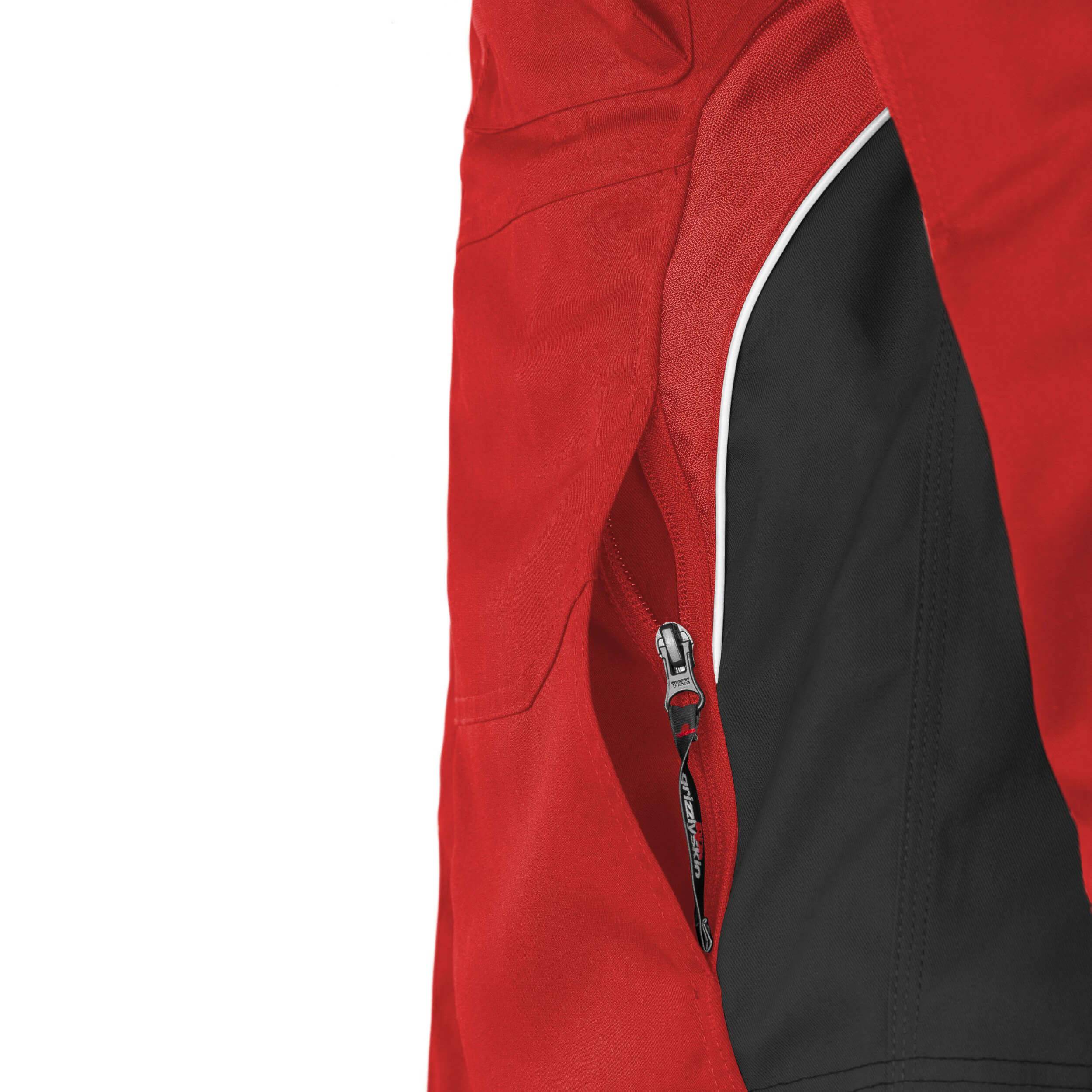 QUALITEX HIGH QUALITY WORKWEAR Bundjacke IRON - rot/schwarz - Herren: XL Damen: 48