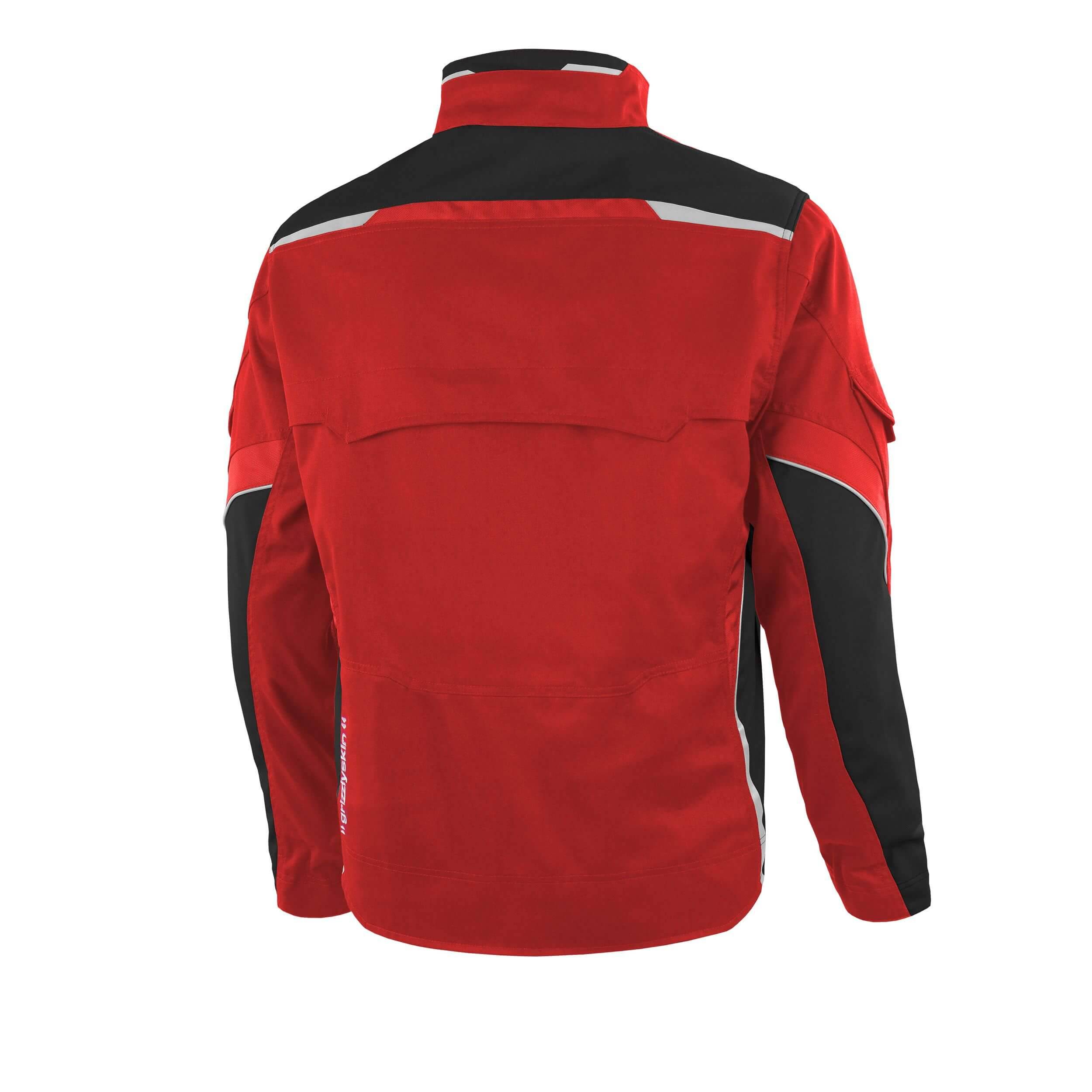 QUALITEX HIGH QUALITY WORKWEAR Bundjacke IRON - rot/schwarz - Herren: M Damen: 40