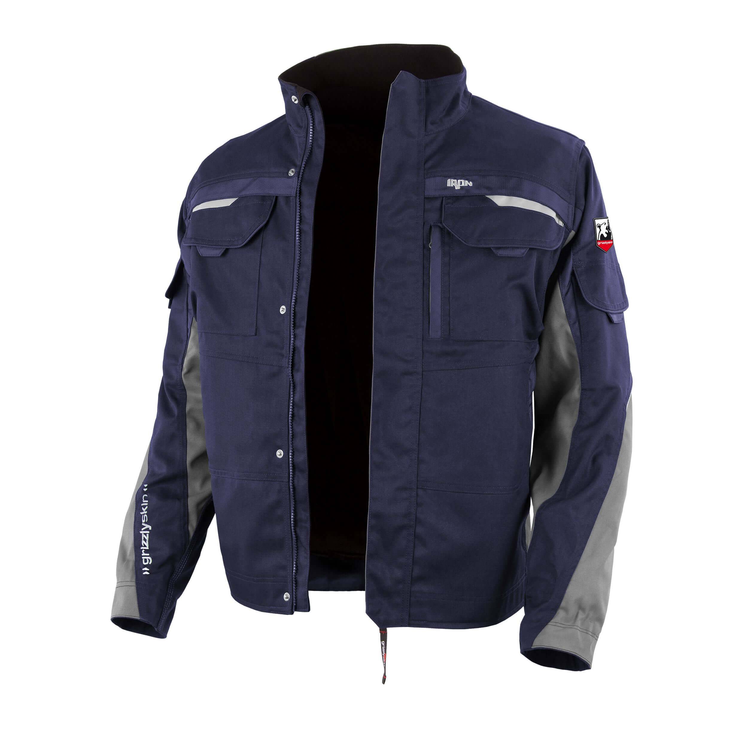 QUALITEX HIGH QUALITY WORKWEAR Bundjacke IRON - marine/grau - Herren: 6XL Damen: 68