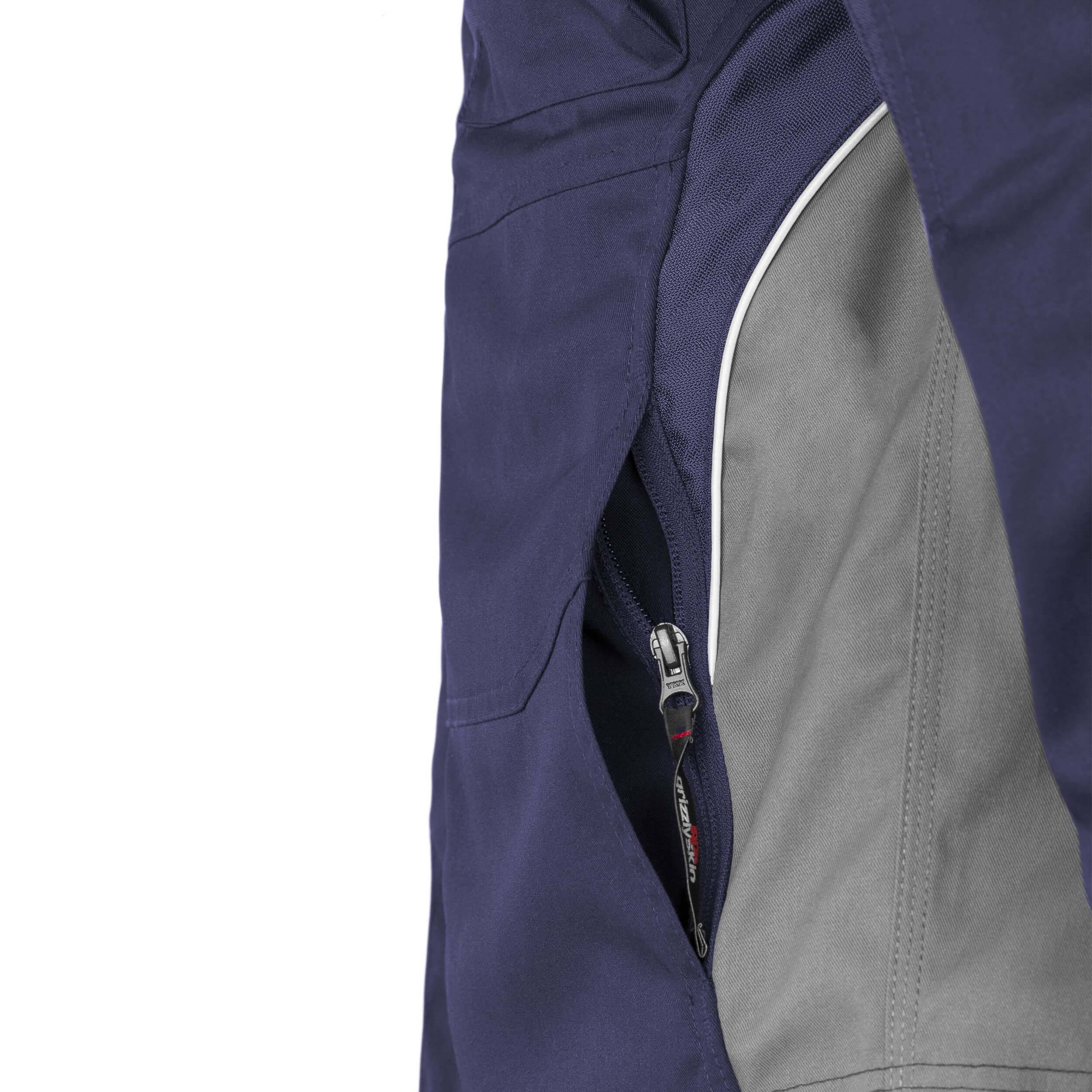 QUALITEX HIGH QUALITY WORKWEAR Bundjacke IRON - marine/grau - Herren: 6XL Damen: 68