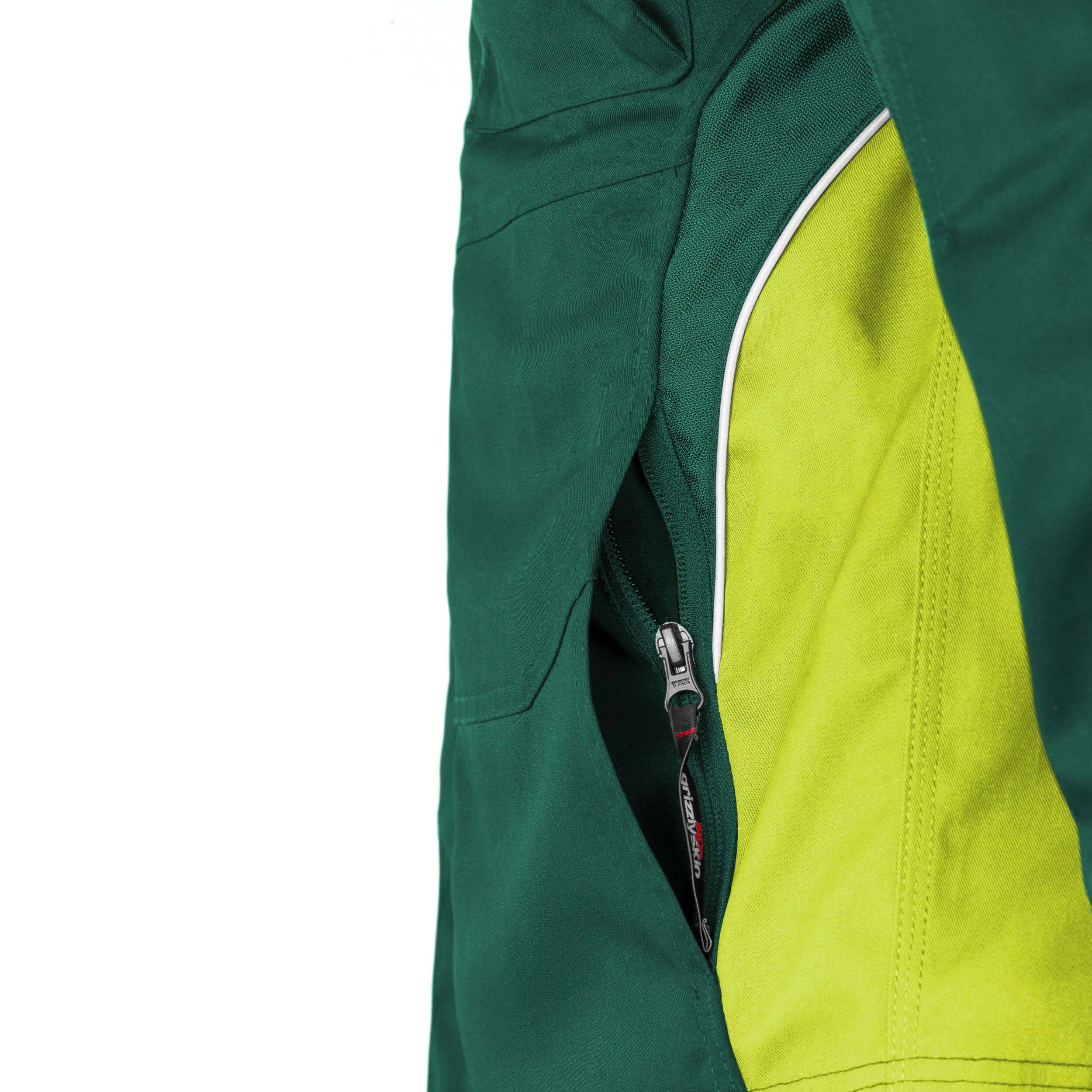 QUALITEX HIGH QUALITY WORKWEAR Bundjacke IRON - grün/warngelb - Herren: XXL Damen: 52