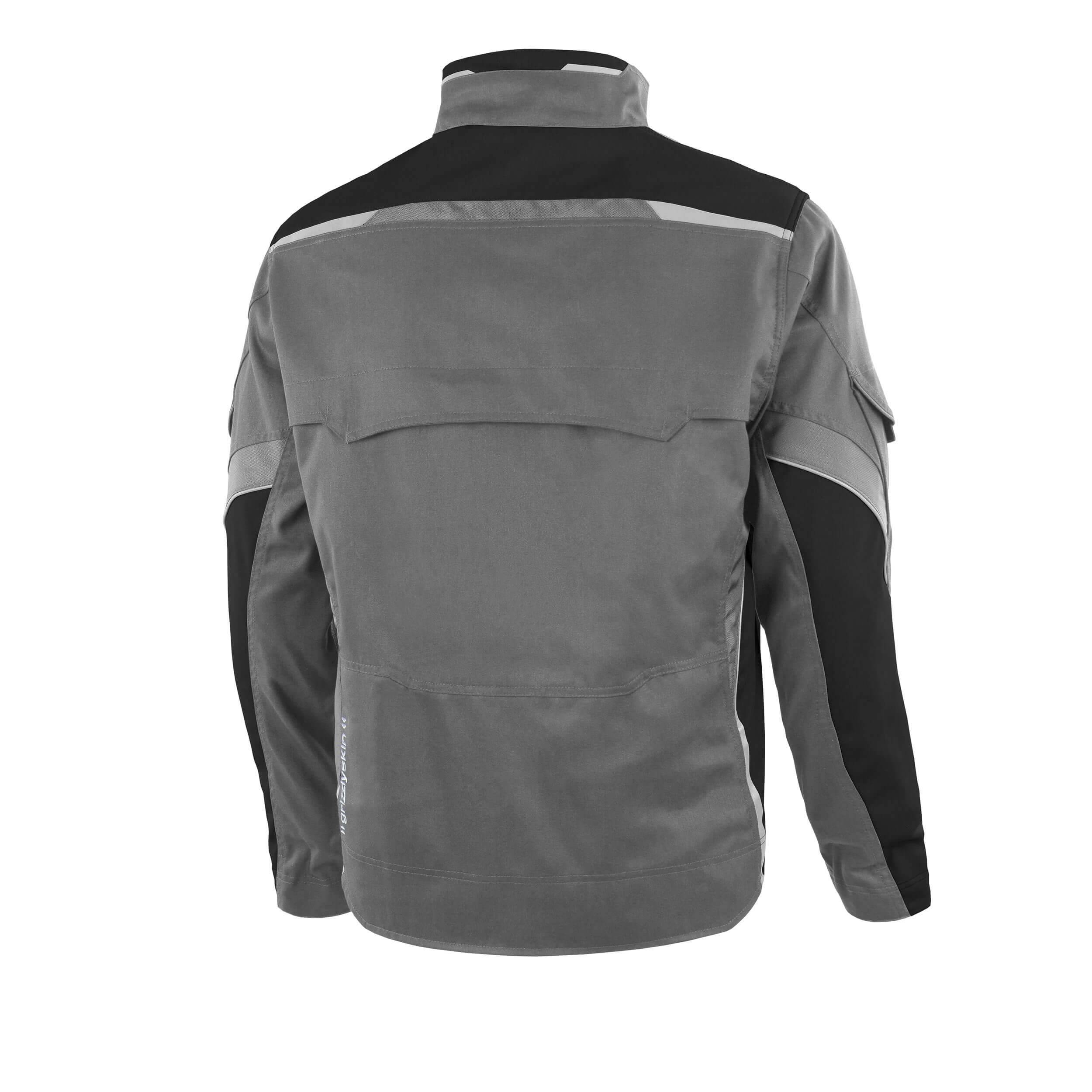 QUALITEX HIGH QUALITY WORKWEAR Bundjacke IRON - grau/schwarz - Herren: S Damen: 36