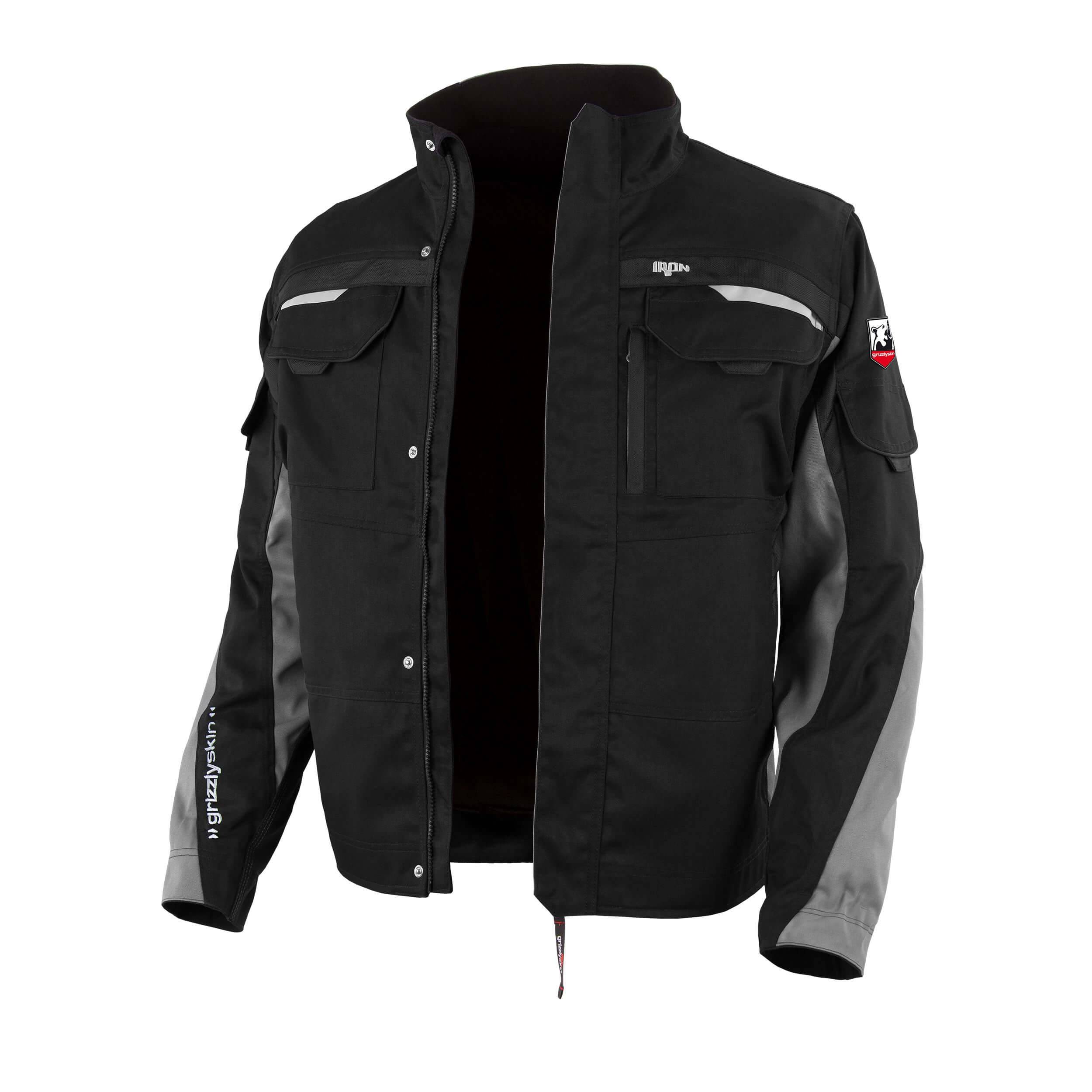 QUALITEX HIGH QUALITY WORKWEAR Bundjacke IRON - schwarz/grau - Herren: S Damen: 36