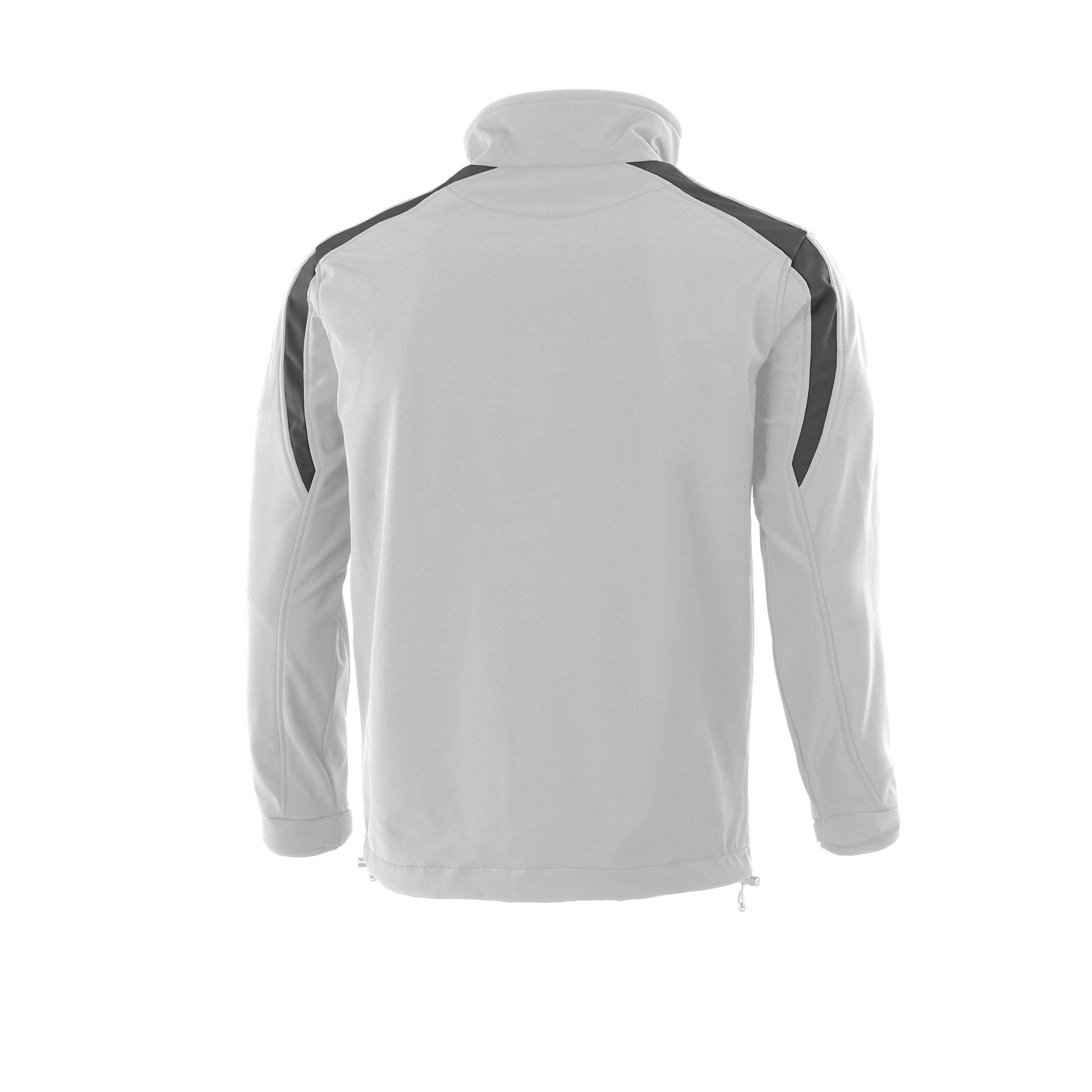 QUALITEX HIGH QUALITY WORKWEAR Softshelljacke softshell - weiß/grau - Herren: S Damen: 36