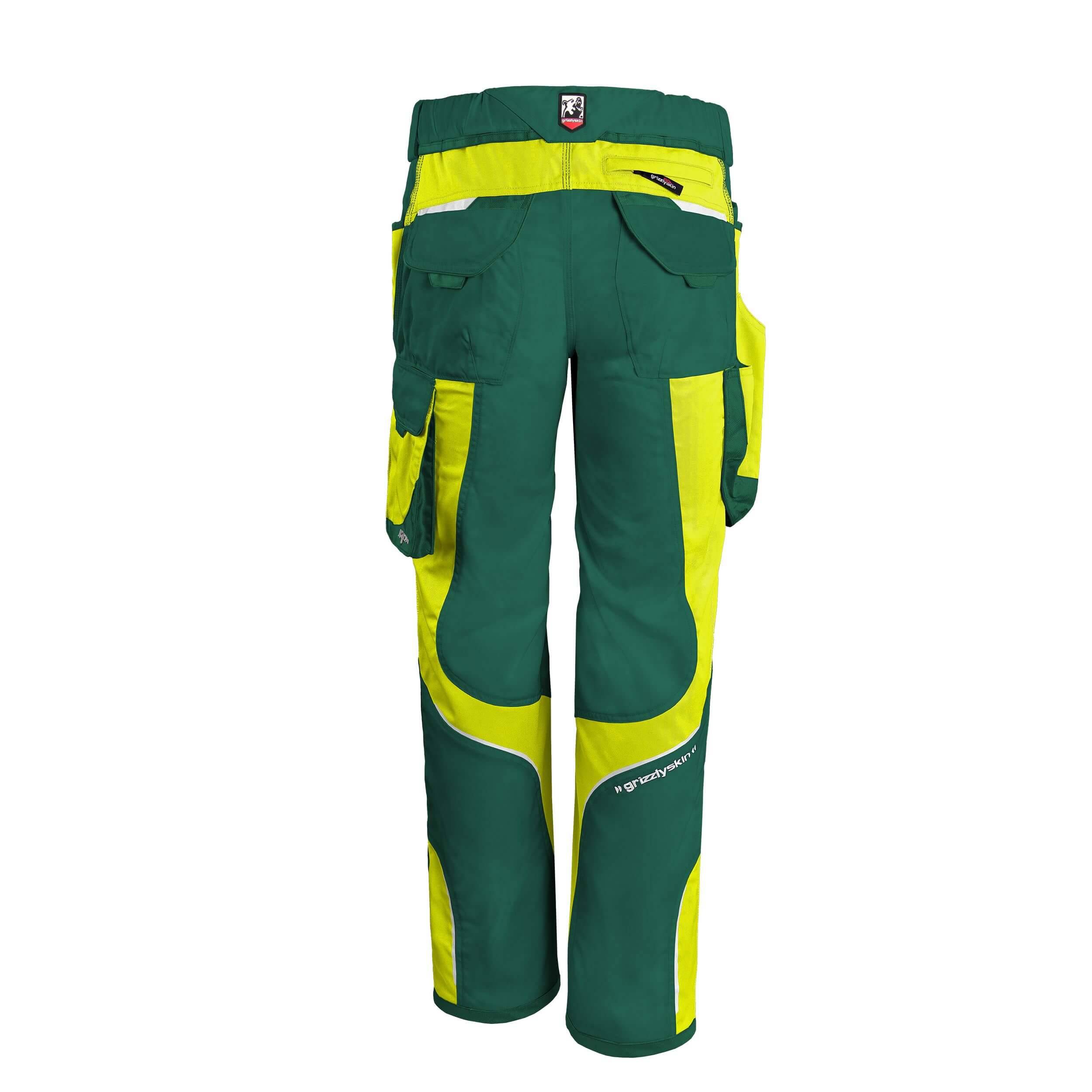 QUALITEX HIGH QUALITY WORKWEAR Bundhose IRON - grün/warngelb - Herren: 94