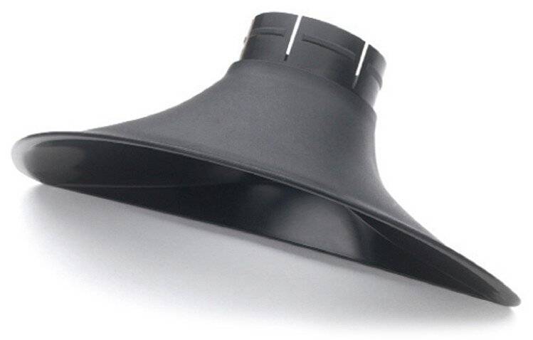 Trichterdüse ALFA, Easy-Click 60, schwarz, 230 x 100 mm