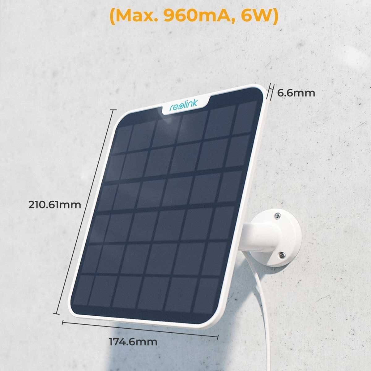 Reolink Solarpanel 6W Schwarz