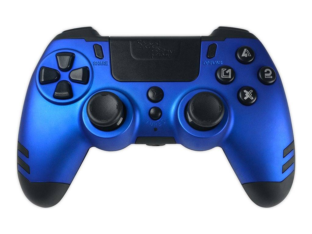 Steelplay Slim Pack - Game Pad - kabellos - 2.4GHz - Saphirblau - für PC - Sony