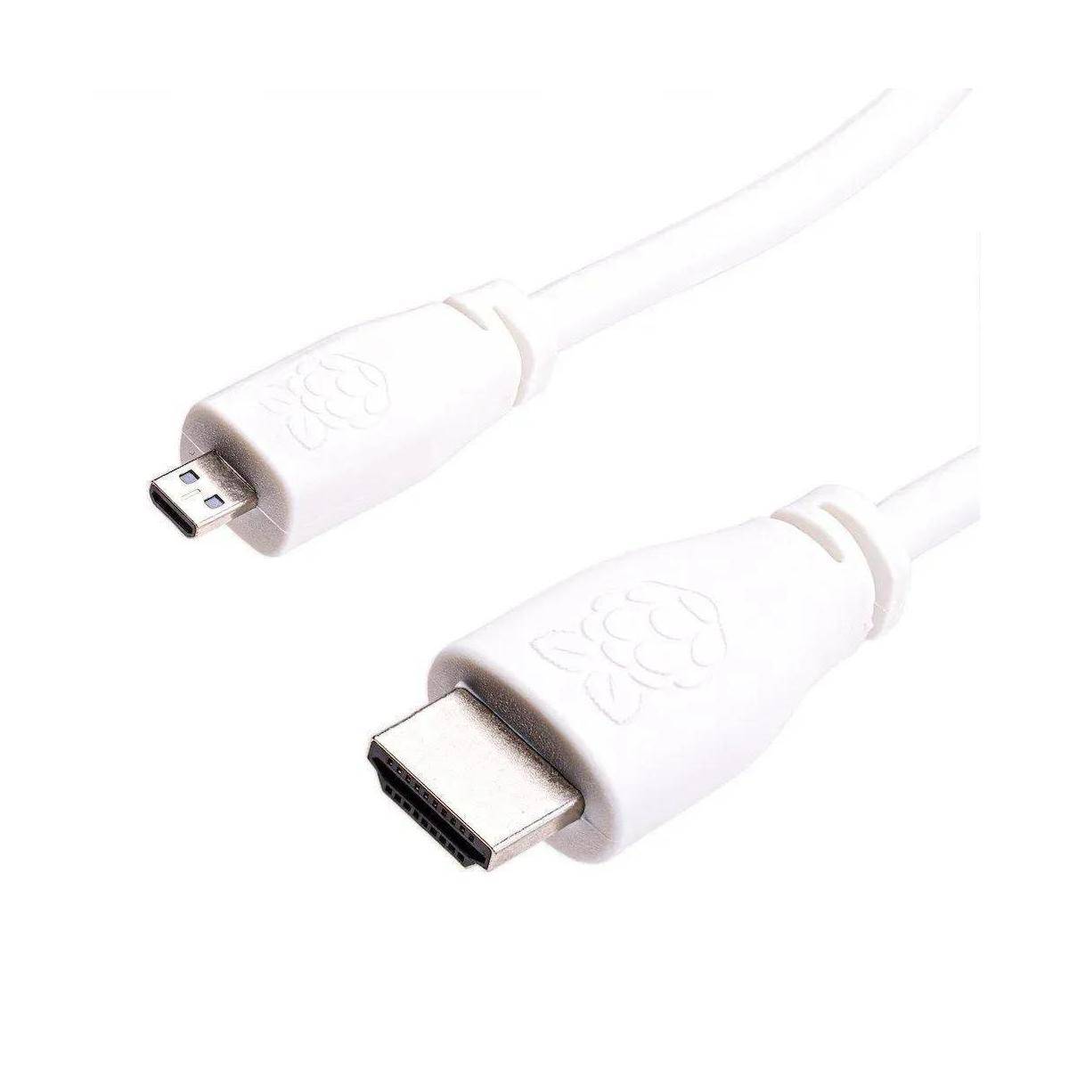 offizielles Raspberry Pi Micro HDMI Kabel, weiß, 1,0m
