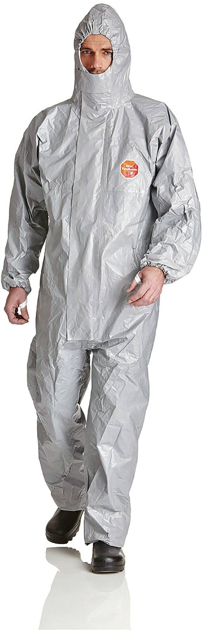 Tychem®-F-Chemikalienschutzanzug, grau, Größe XXL