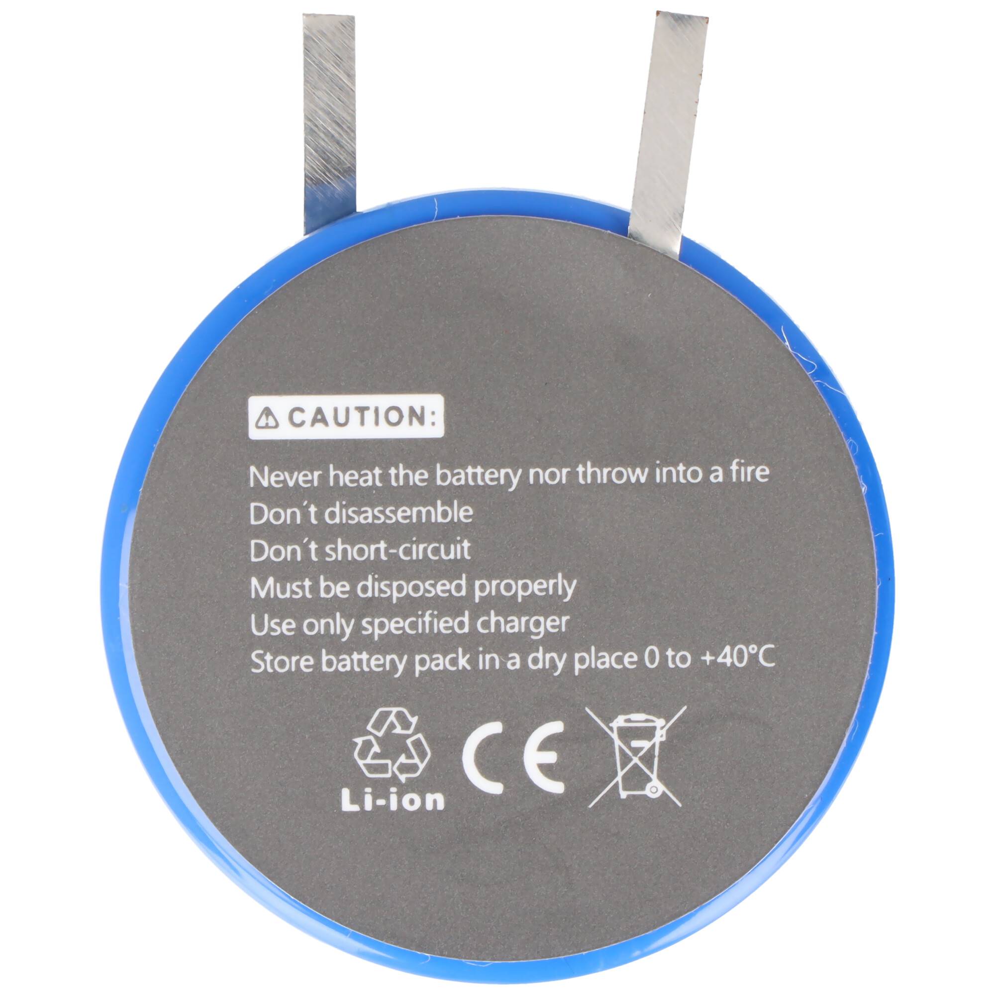 Akku passend für Garmin Fenix 1, Garmin Fenix 2, PD3555, Route JD Inc, 3,7V, 500mAh