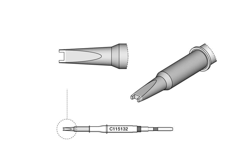 Löt-/Entlötspitze für Nano-Lötkolben NT115