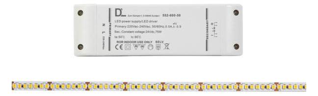 1St.Brumberg LED-Flexplatinen-Set, 15293003 5 m, 14,4 W / m, 3000 K, IP00, 140 LED/m