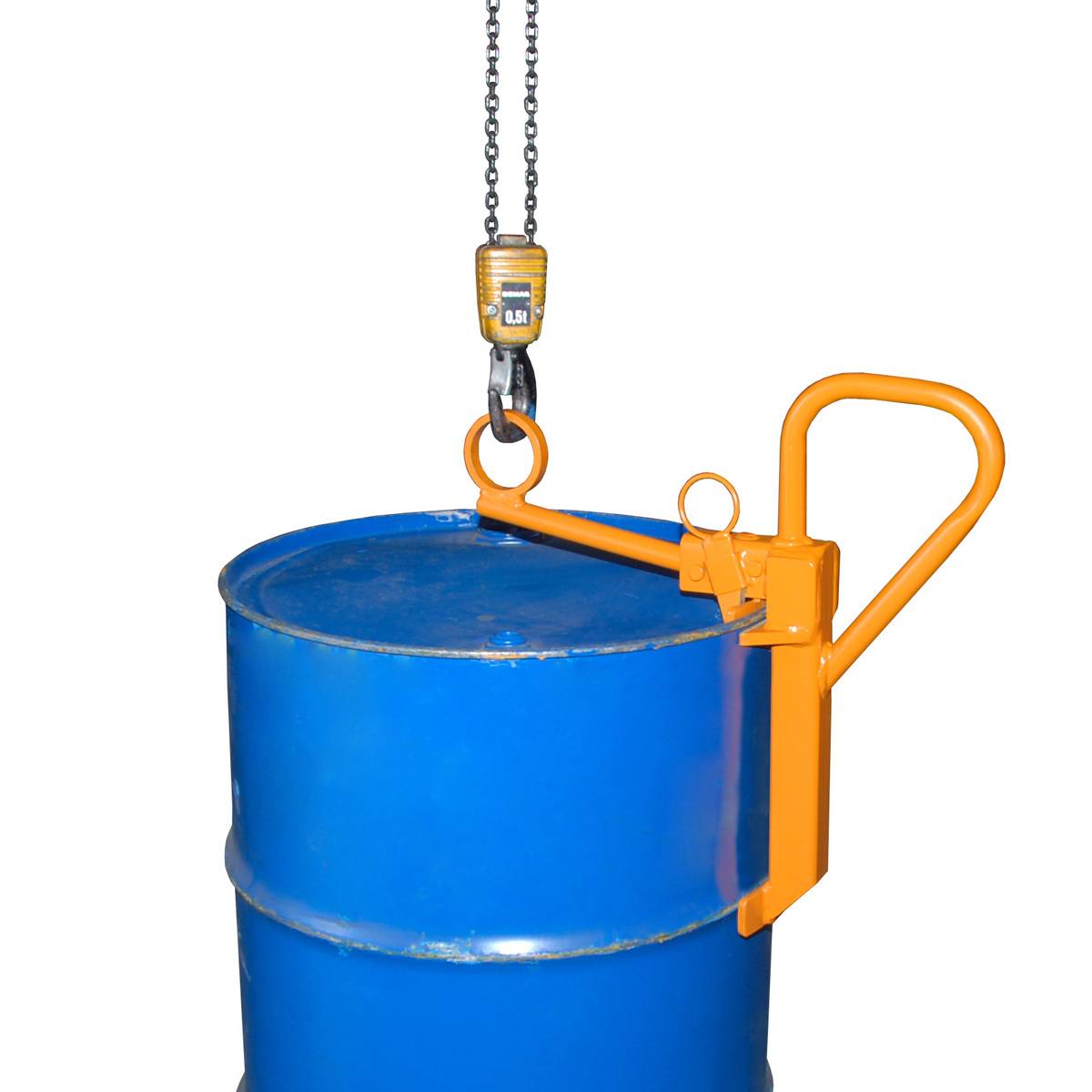 Fassklemme FKL, lackiert, Gelborange