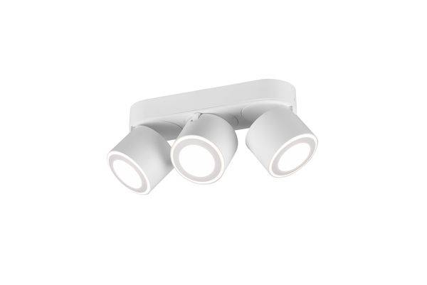 TRIO Ein-/Aufbauspot TAURUS ws 652910331 3x5W 3x450lm 3000K 273mm, schwenkbar Techn.Licht/Wohnraum