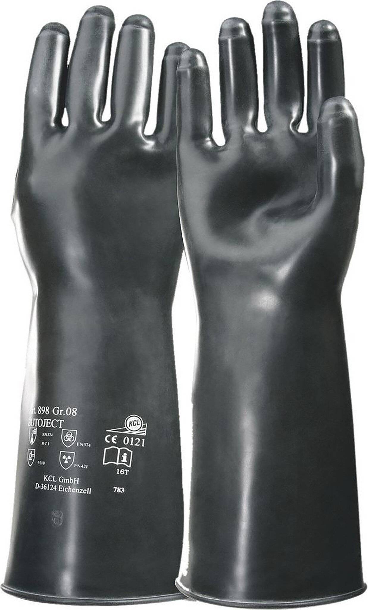 Butoject® Chemikalienschutzhandschuhe, schwarz, Größe 9