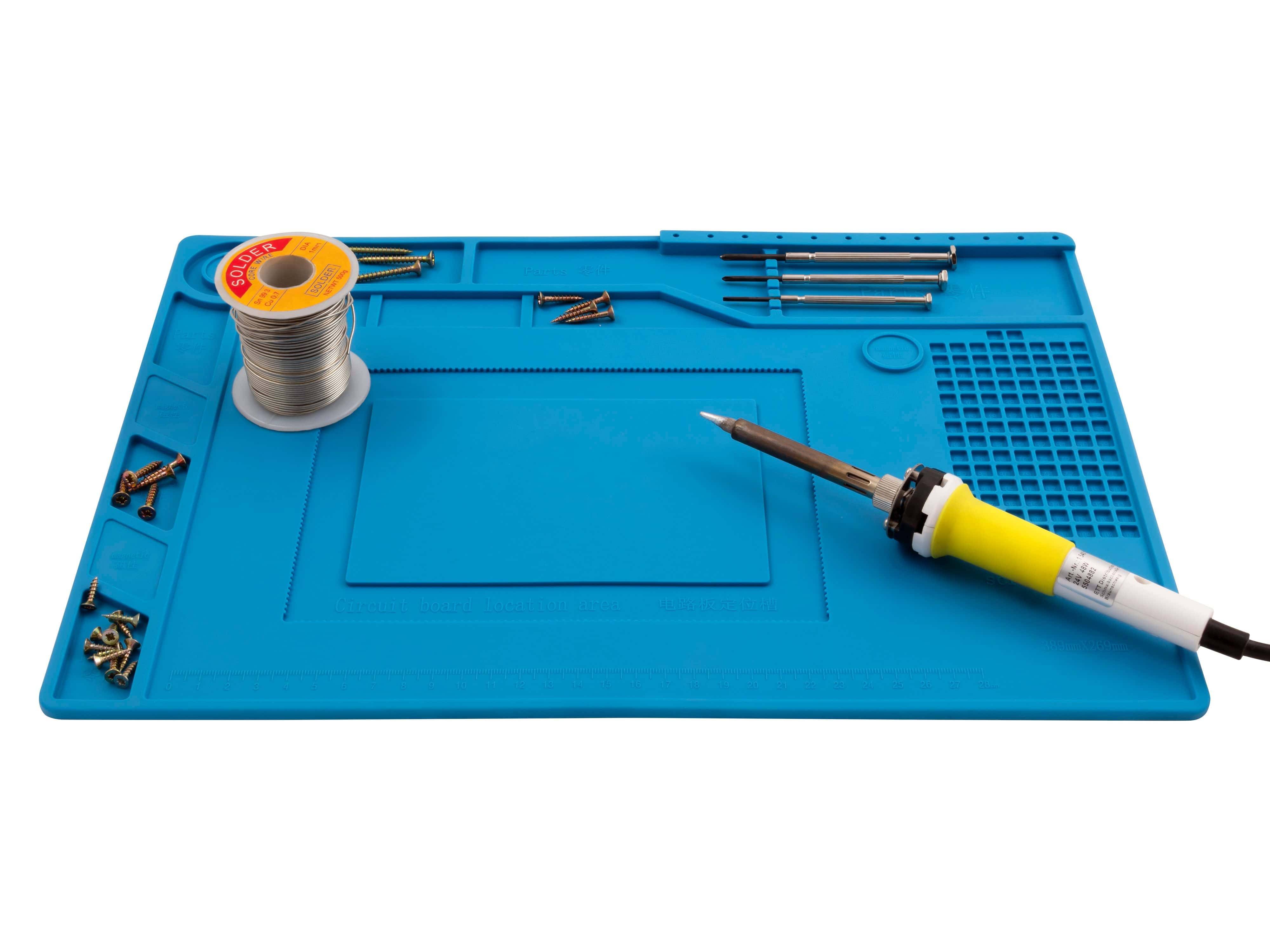 MCPOWER Silikon-Lötmatte, LM-15, 39x27 cm