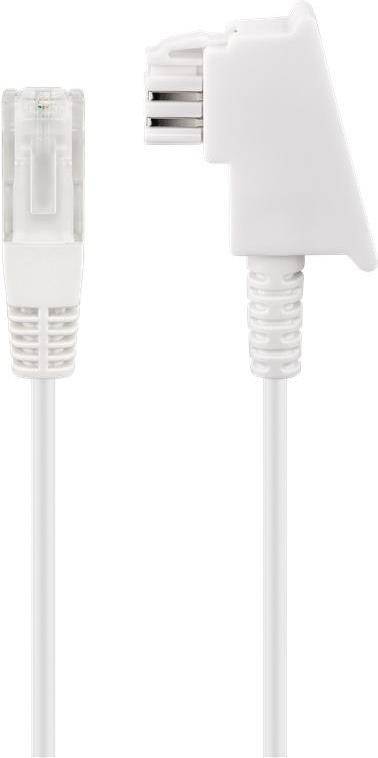 Goobay 60672 Telefonkabel 10 m Weiß (60672)