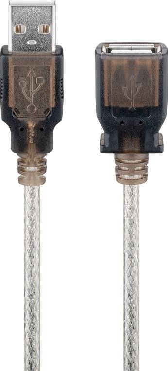 goobay USB seriell RS232 Konverter mini transparent 1,5 m (Bulk)