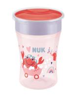 NUK Magic Cup 230ml, Einzelbild, 0,23 l, Rot, Polypropylen, Tasse, Erfrischende Getränke