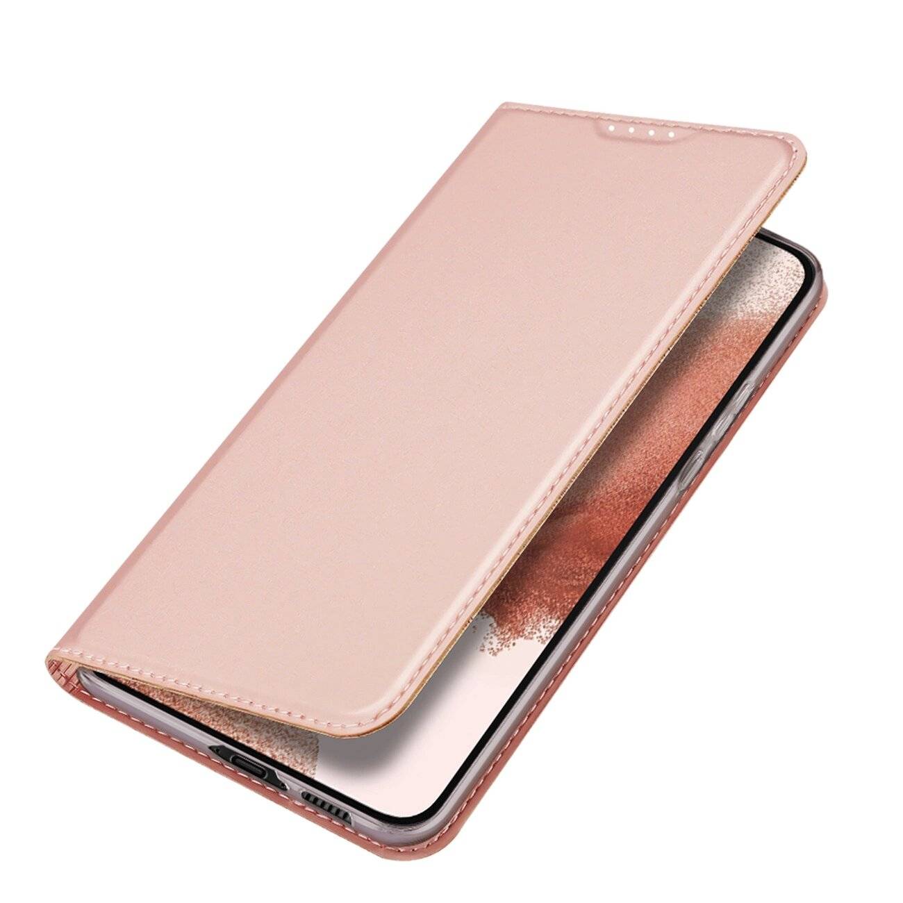 Dux Ducis Skin Pro Hülle Samsung Galaxy S23+ Flip Cover Card Wallet Stand Pink