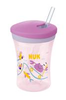 NUK Action Cup 230ml, Einzelbild, 0,23 l, Pink, Polypropylen, Tasse, Erfrischende Getränke