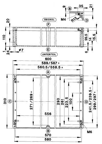 Bernstein Aluminium Gehäuse GEH.CA-470