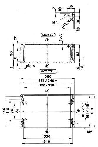Bernstein Aluminium Gehäuse GEH.CA-310
