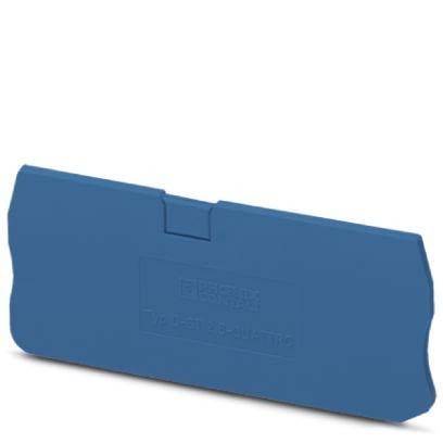 Eine blaue Kunststoff-Ausrüstungsbox, rechteckig mit einem Deckel mit Scharnier, die zum Schutz von kleinen Werkzeugen oder Komponenten verwendet wird.