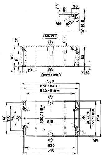 Bernstein Aluminium Gehäuse GEH.CA-330
