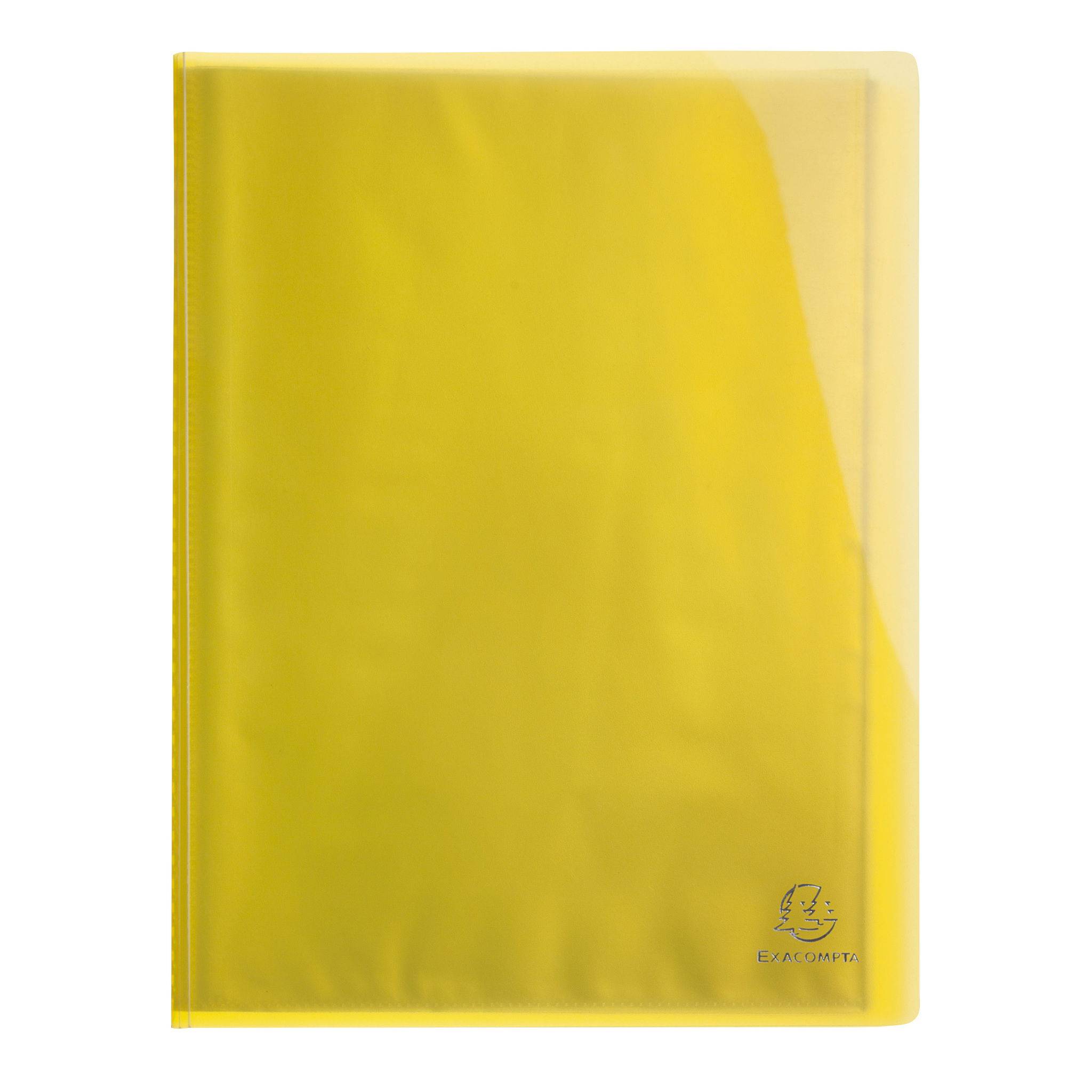 Exacompta 20x Sichtmappe , mittelfestem PP, 20 Hüllen, A4, sortiert, 85670E