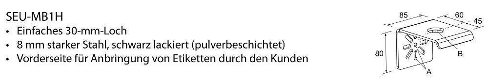 Bernstein Befestigungswinkel SEU-MB1H