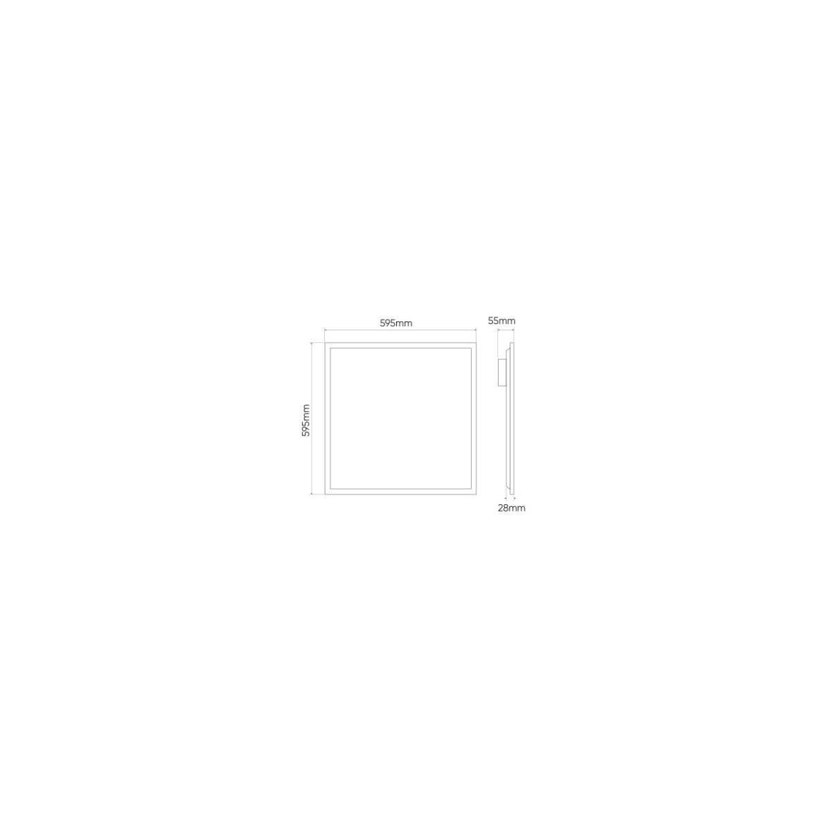 LED line PRIME LED Panel 42W 6300lm 4000K 595x595 Neutralweiß SMD2835 IP20