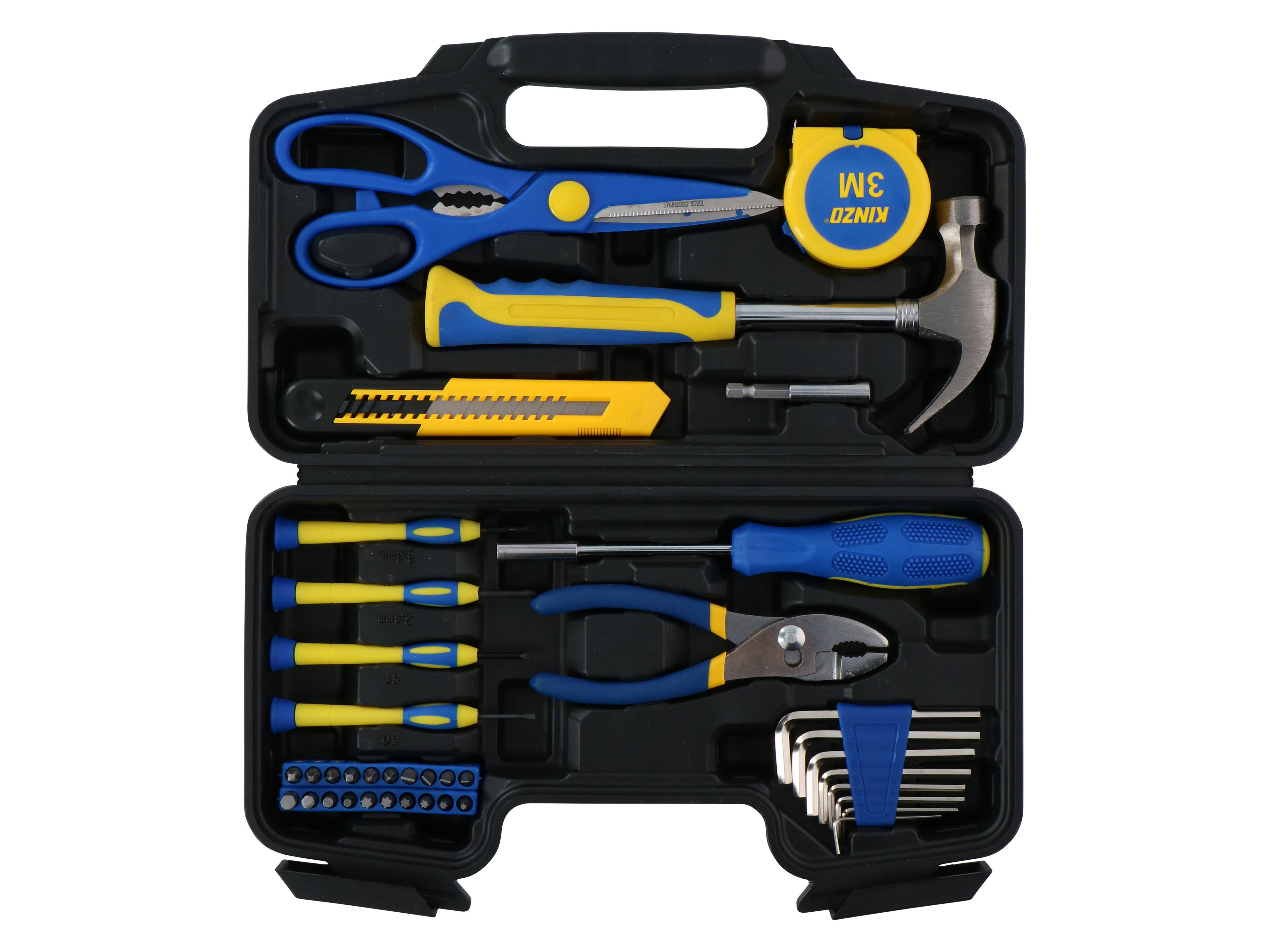 KINZO Werkzeug-Set Home 39-teilig