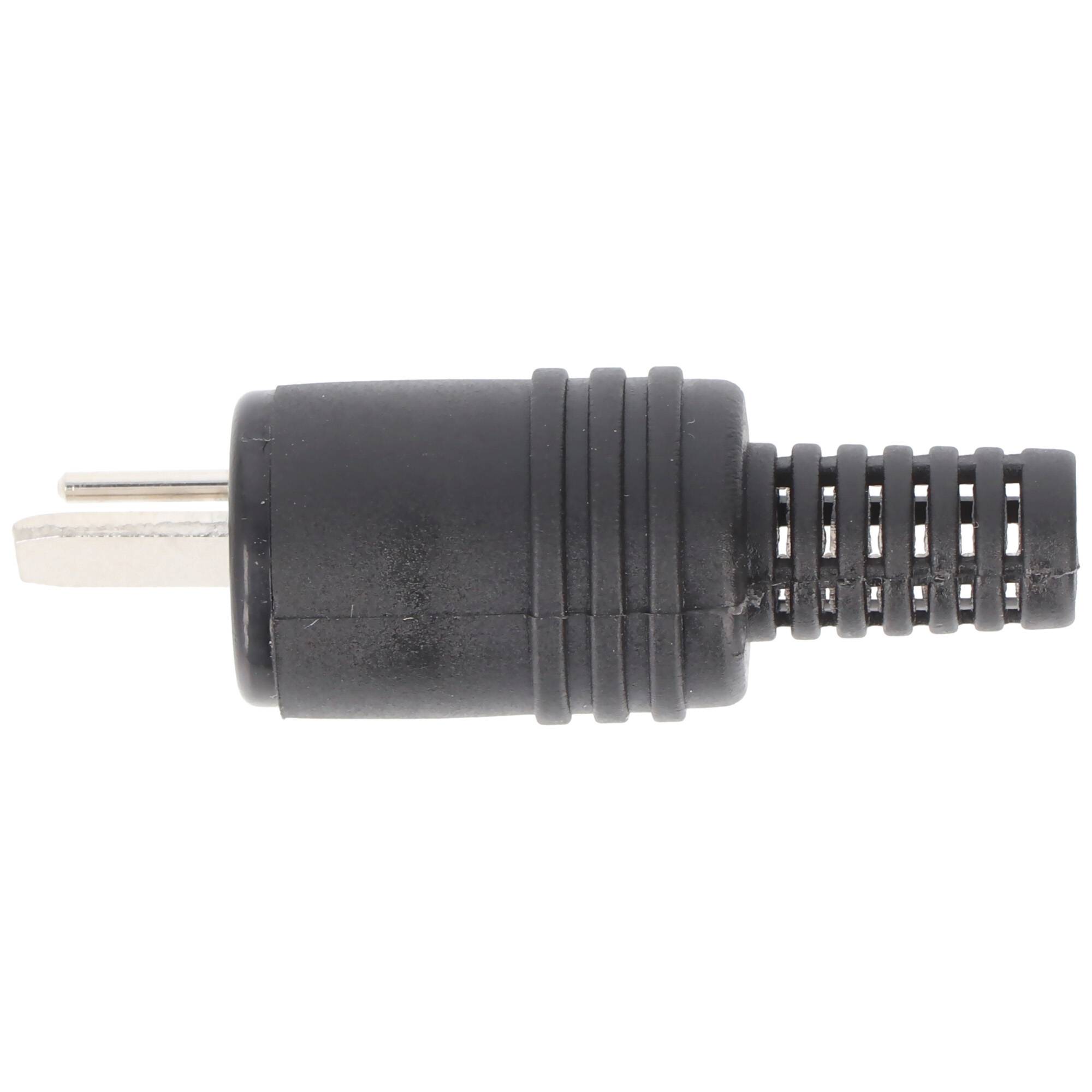 Goobay Lautsprecherstecker - mit Schraubanschluss und Knickschutz, 1 Stück