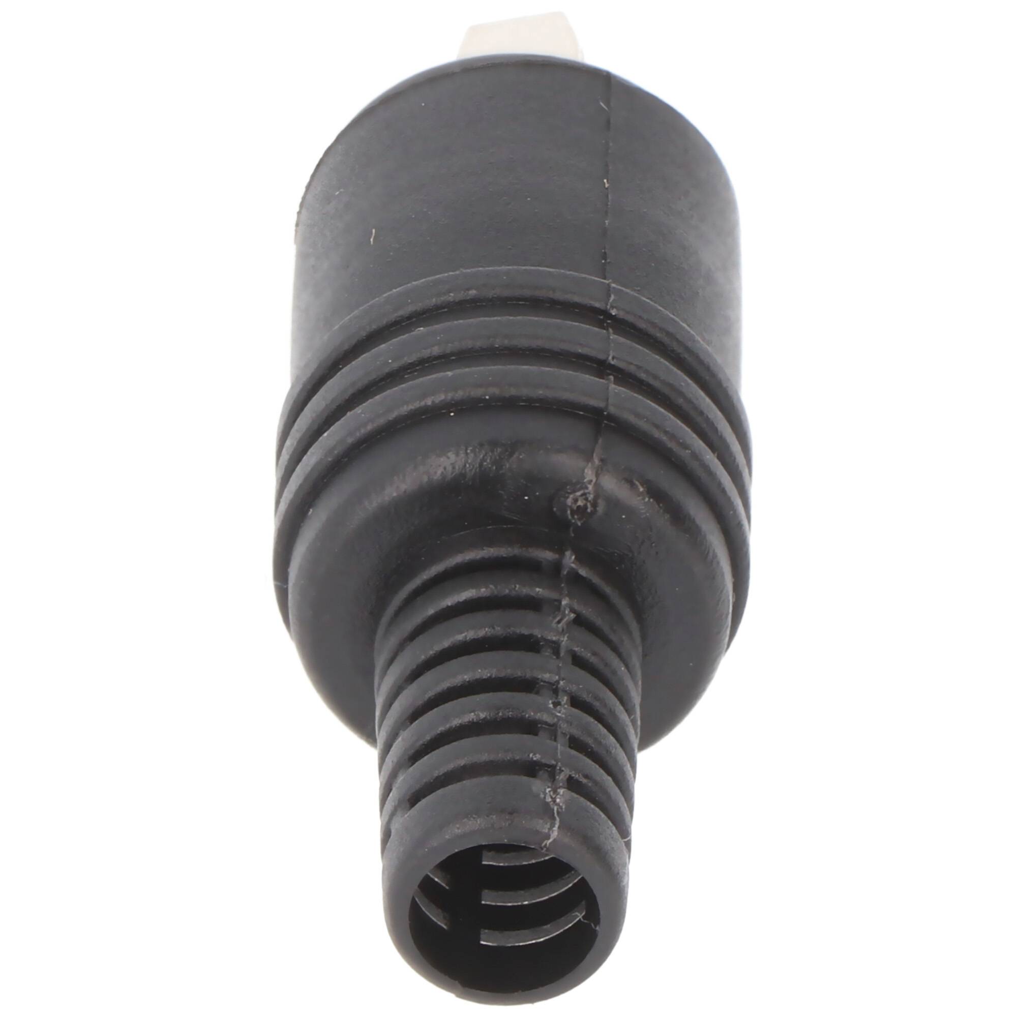 Goobay Lautsprecherstecker - mit Schraubanschluss und Knickschutz, 1 Stück