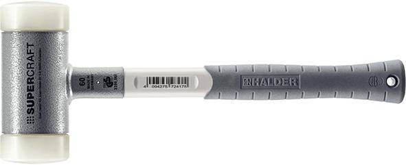 Schonhammer SUPERCRAFT 50mm rückschlagfrei mit 3-Komponentengriff HALDER