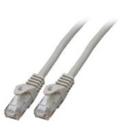RJ45 Patchkabel Cat.6 U/UTP LSZH, CCA grau 15m Kupferverkabelung