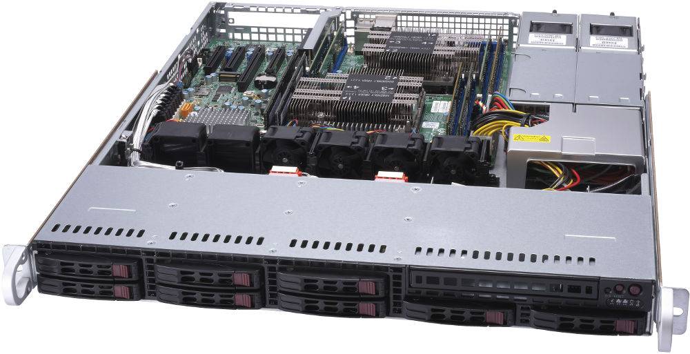 Supermicro SuperServer 1029P-MTR - Server - Rack-Montage - 1U - zweiweg - keine