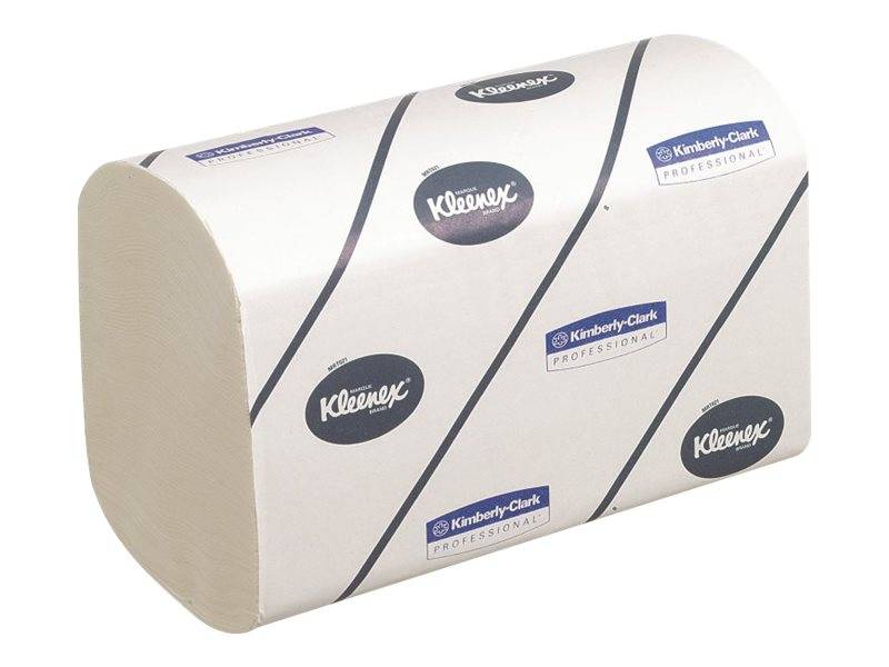 KIMBERLY-CLARK - Kleenex Ultra Medium - Papiertücher - AIRFLEX-Gewebe - 124 Blätter - Interfold-Falzung - weiß (Packung