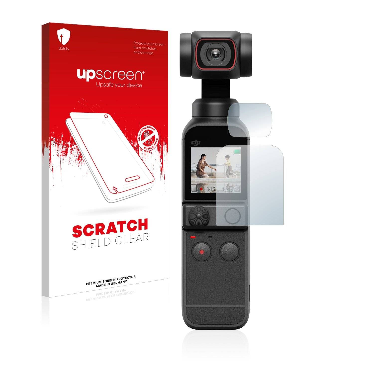 upscreen Scratch Shield Clear Premium Displayschutzfolie für DJI Osmo Pocket 2 (Display +