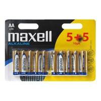 Maxell LR6 - Batterie 10 x AA-Typ - Alkalisch - Mignon (AA) - 1,5 V - Blisterver