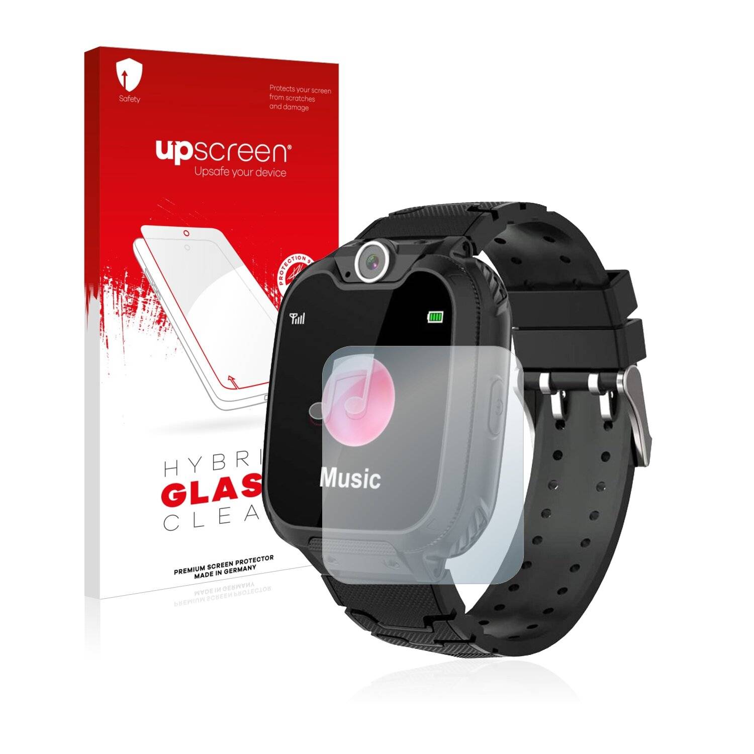 upscreen Hybrid Glass Clear Premium Schutzglas Folie für Pthtechus
