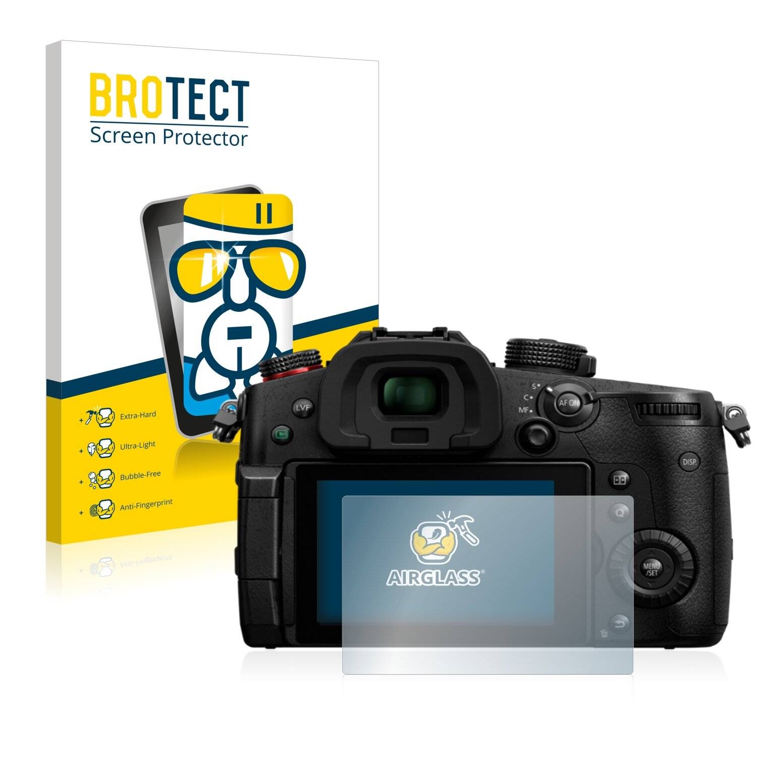 BROTECT AirGlass Schutzglas Folie für Panasonic Lumix DC-GH5