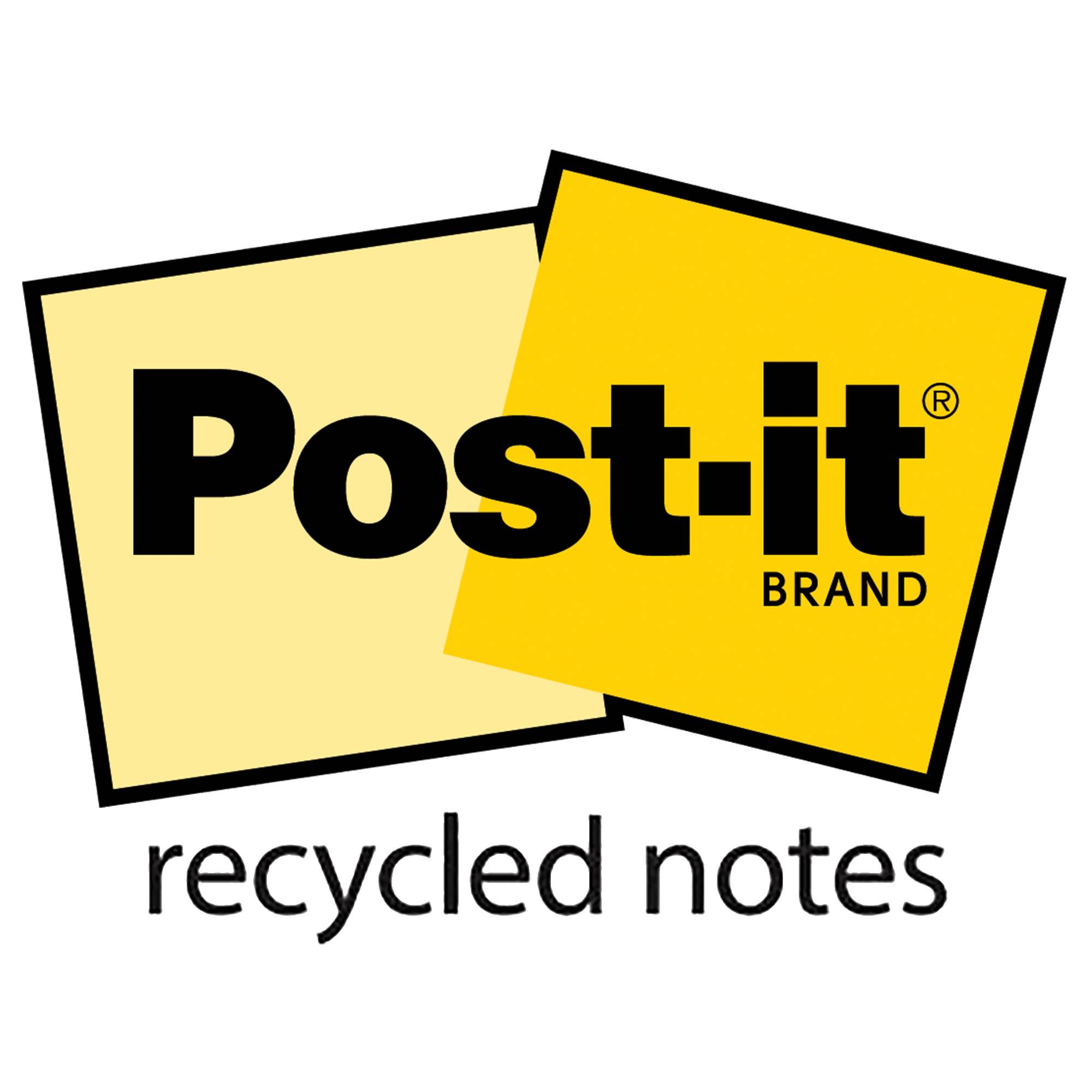 Post-it Haftnotiz Recycling Notes 653-1RPT 51x38mm sort 24St