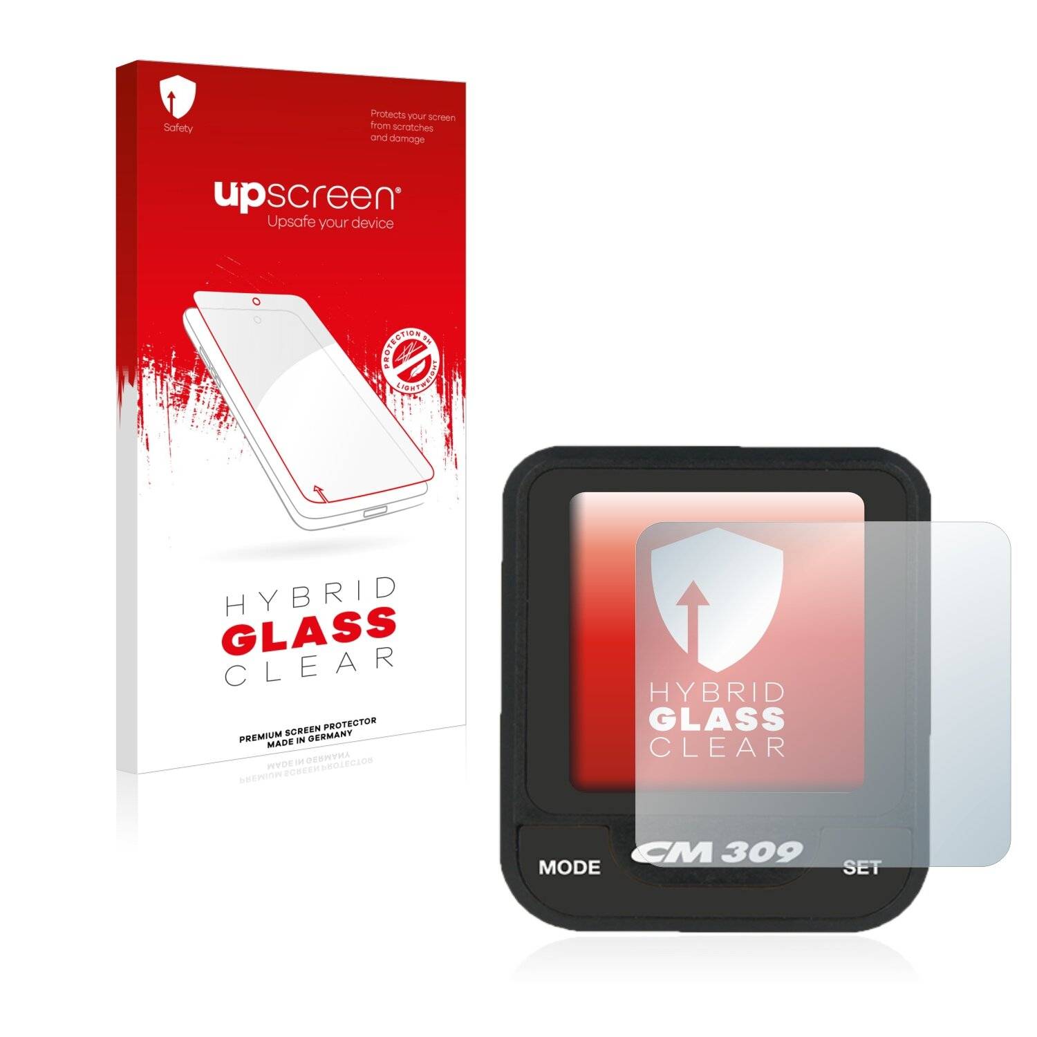 upscreen Hybrid Glass Clear Premium Schutzglas Folie für Ciclo CM