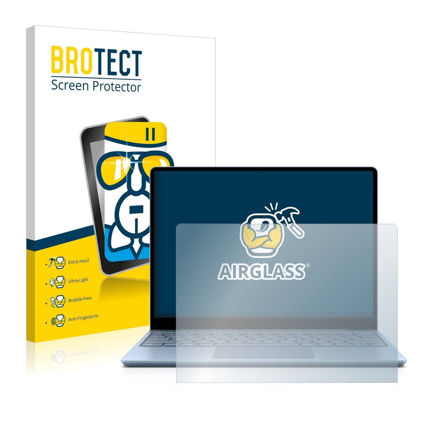 BROTECT AirGlass Schutzglas Folie für Microsoft Surface Laptop