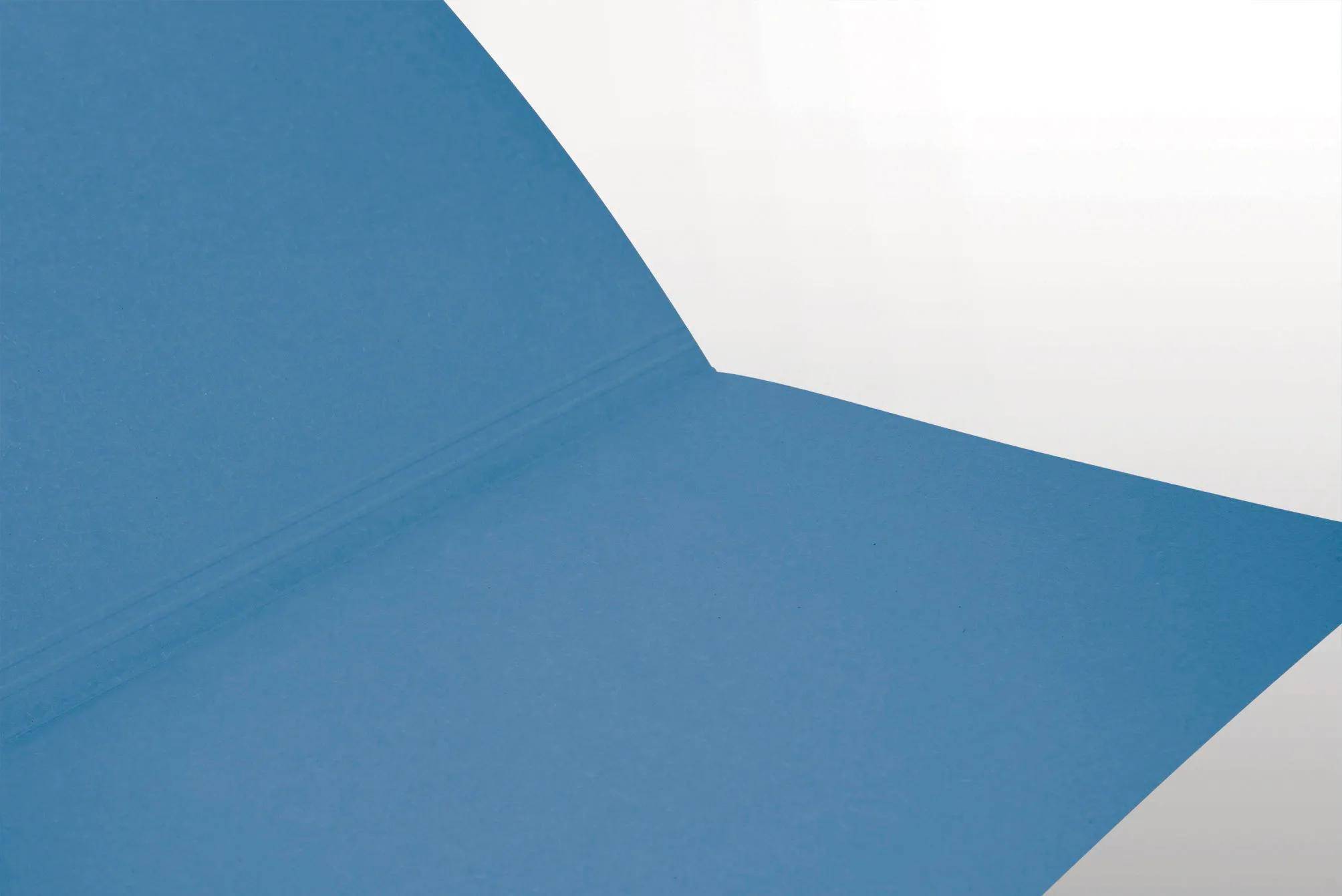 Falken 100x Aktendeckel für DIN A4, 250g/m2 Manila-RC-Karton - Blau - 80004120F