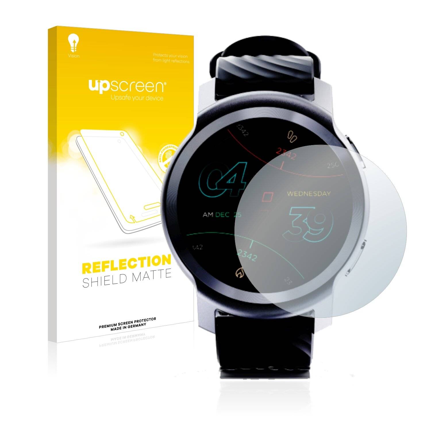 upscreen Reflection Shield Matte Premium Displayschutzfolie für Motorola Moto Watch